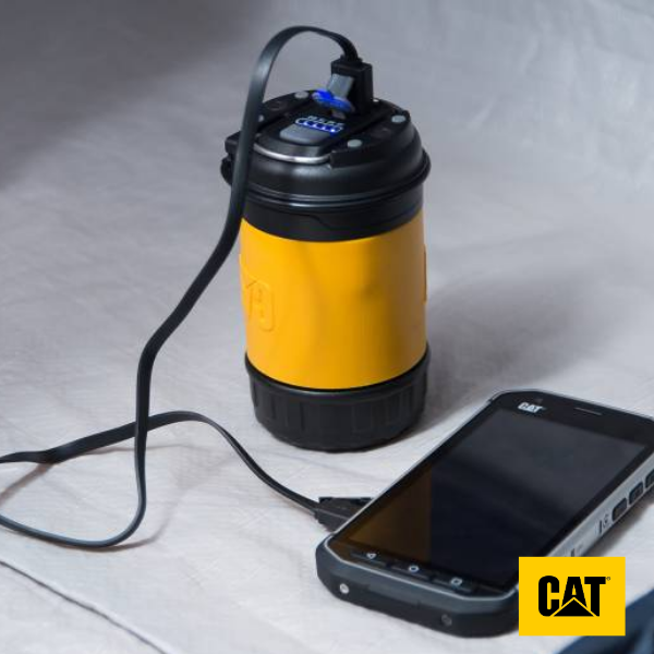 CAT - Genopladelig Arbejds-lanterne