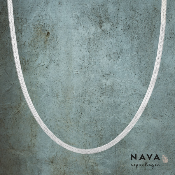 Amaya Halskæde - Valgfri farve Sølv