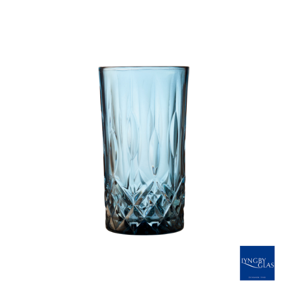 Lyngby Glas Sorrento Highball, 8 stk. - Valgfri farve Blå 27777 + 27777
