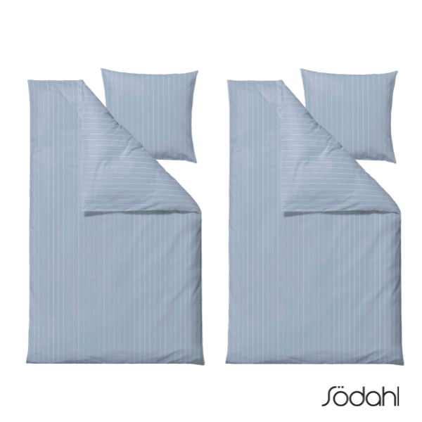 Södahl Sengesæt, Zen - Valgfri  Linen Blue (140x220 cm)-33963
