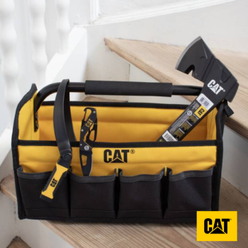 CAT - Taskesæt med Økse, lys og kniv