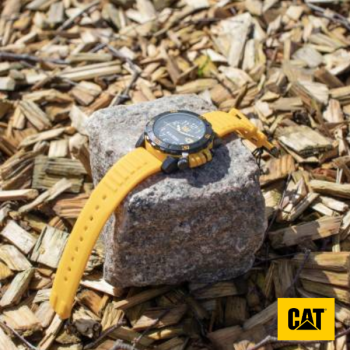 CAT - Armbåndsur Barricade Gul/Sort