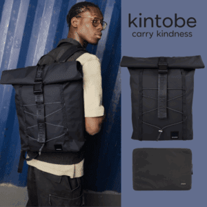 Rio roll-top backpack & Steve computer sleeve - Kintobe