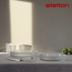 Pilastro tærtefade & EM Serveringsspade fra Stelton