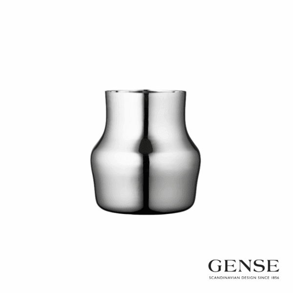 Gense Dorotea Vase 18 x 19,5 i blank stål - Billede 2