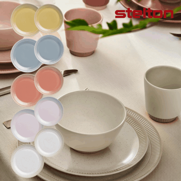 Colorit frokost- & middagstallerkener 16 stk. - Stelton