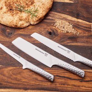 Knivsæt med 3 klassiske knive fra Weber