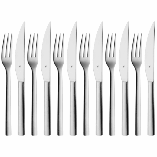 Vanilla Nuova Steak/Pizza Bestiksæt – 12 dele - Billede 2
