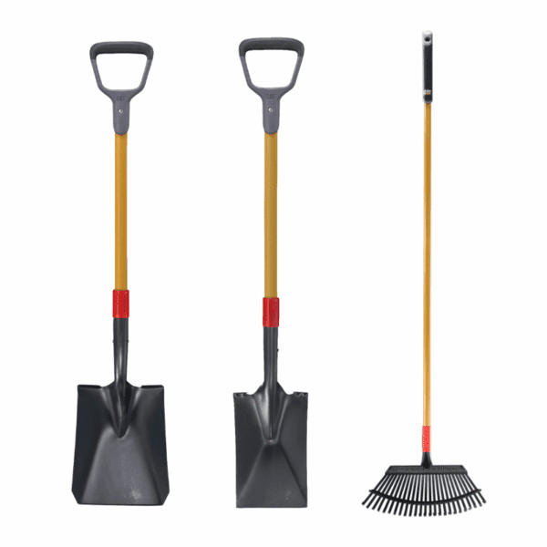 CAT Haveværktøjs sæt med skovl, spade og rive - Billede 2