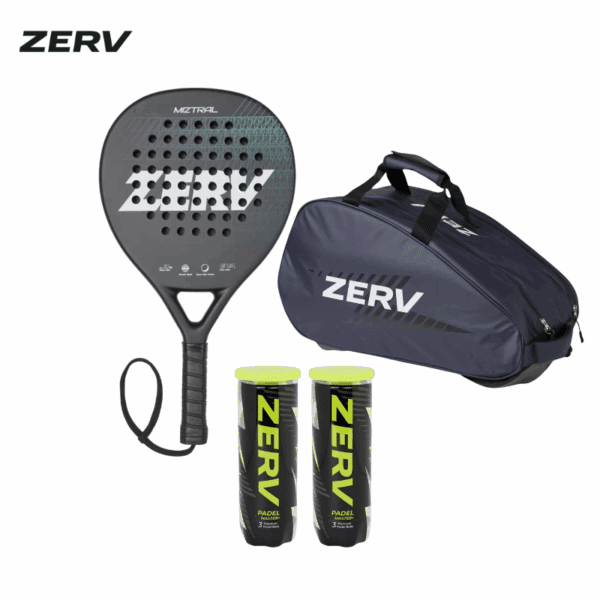 Padel pakke med taske - ZERV - Billede 2