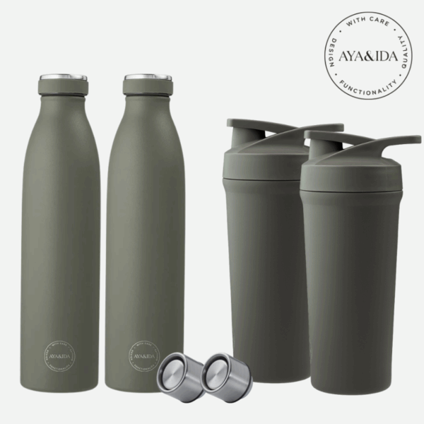 Drinking Bottle/shaker 2 sæt - AYA&IDA - Billede 2