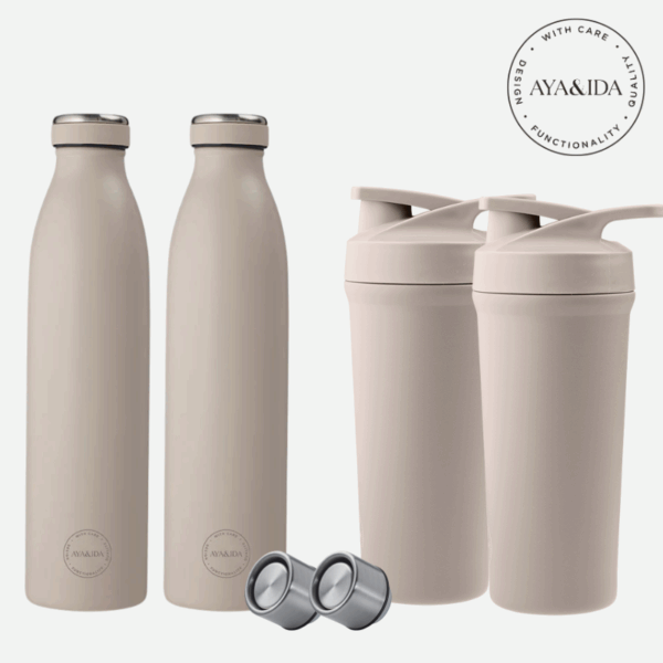 Drinking Bottle/shaker 2 sæt - AYA&IDA - Billede 3