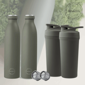 Drinking Bottle/shaker 2 sæt - AYA&IDA
