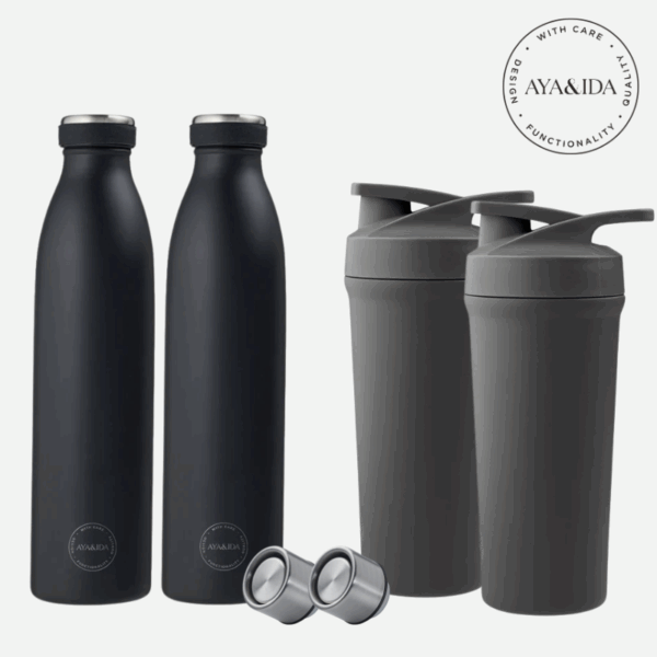 Drinking Bottle/shaker 2 sæt - AYA&IDA - Billede 4