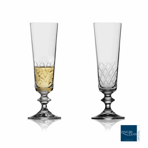 Lyngby Champagneglas 2 stk - Billede 2