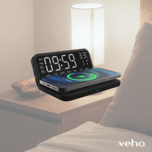 Veho Digital Alarm klokke & Trådløs oplader