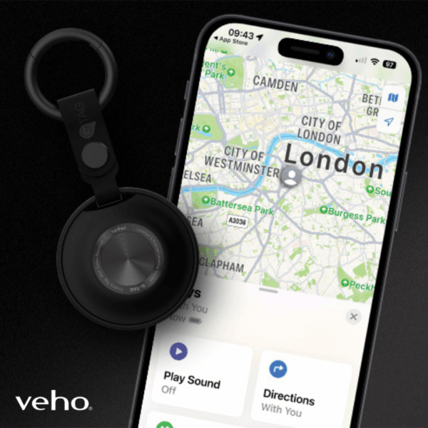 Veho G-Tag GPS tracker 2 stk.