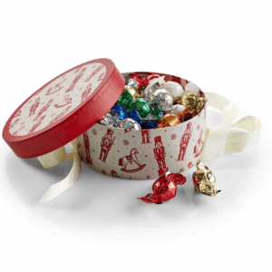 Hatteæske Nutcracker, Stor - Mixede Chokoladekugler 600 g.