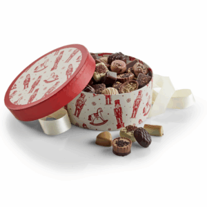 Hatteæske Nutcracker, Stor - Luksuschokolade 1000 g.