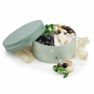 Hatteæske Mint Snefnug, Stor - Familieæske 850 g.