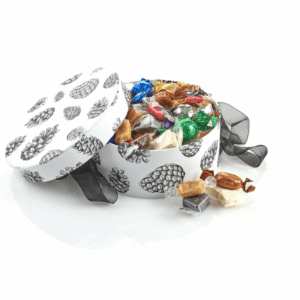 Hatteæske Sort Kogle, Stor - Julemix 600 g.
