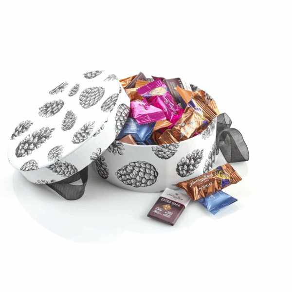 Hatteæske Sort Kogle, Stor - Anthon Berg Mix 500 g.