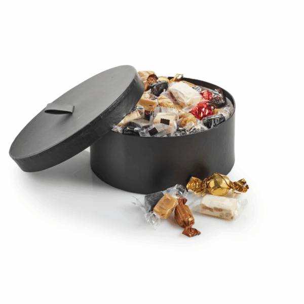Hatteæske Sort m/Hank, Mega - Julemix 900 g.