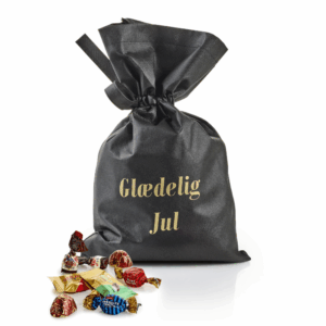 Sort stofpose med 1000 g. Toms Festival Mix