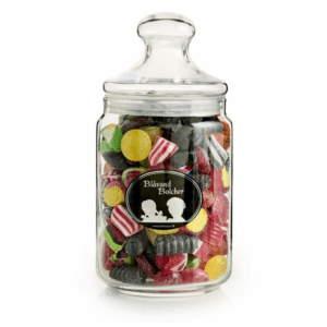 Apoteker glas med Blåvand Bolcher 750 g
