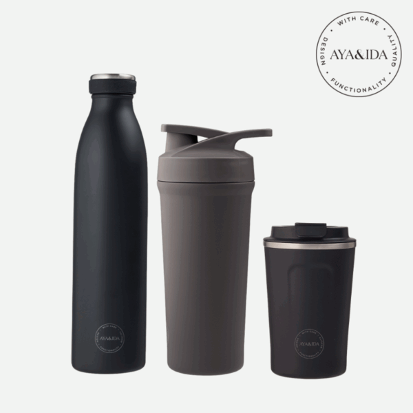 Drinking Bottle + Shaker + Cup2Go - AYA&IDA - Billede 4