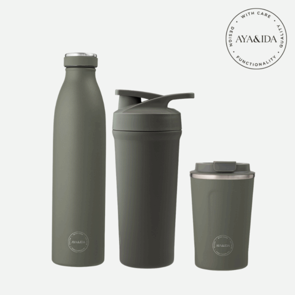 Drinking Bottle + Shaker + Cup2Go - AYA&IDA - Billede 2