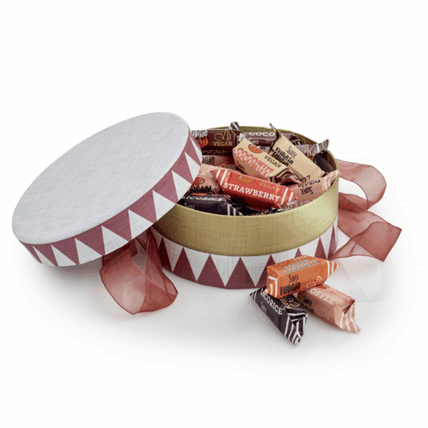 Hatteæske Tromme - Økologisk & Vegansk Fudge - Mix