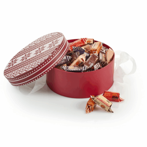 Hatteæske Sweater, Stor - Økologisk & Vegansk Fudge - Mix 600 g.