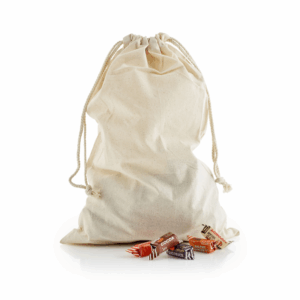 Økologisk bomuldspose m. 1000 g. Økologiske fudge - mix