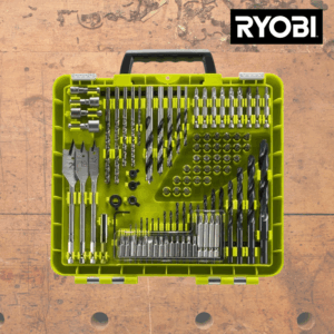 Bore-/ Bitsætmed 100 dele - Ryobi