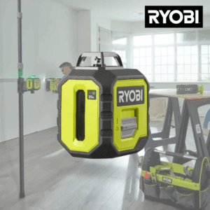 360˚ Grøn linjelaser - Ryobi