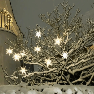 LED Stjerner m/18 takker - 3 stk.